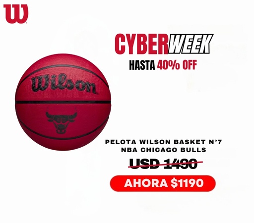 [BASKETN7] PELOTA WILSON BASKET N°7 NBA CHICAGO BULLS  