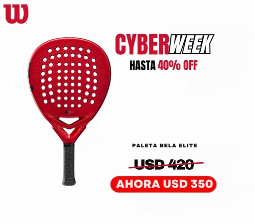 [belaweek] PALETA PADEL WILSON BELA ELITE 