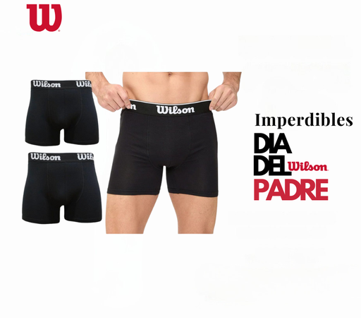 PACK X2 BOXER WILSON ALGODÓN - V. COLORES.