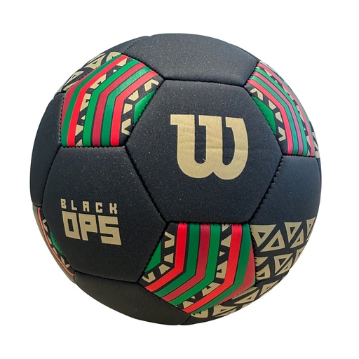 [WS3005102] PELOTA FUTBOL N°5 BLACK OPS WILSON GREEN