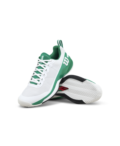 [WRS334350.] CALZADO RUSH PRO 4.5 CLAY TENIS/PADEL - WH/BOSP.