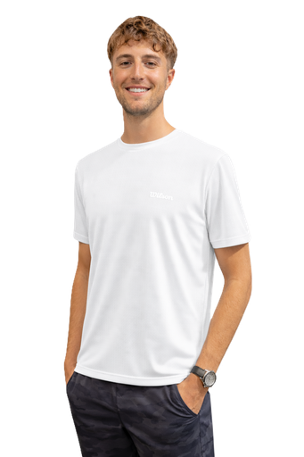 [25718 - BL] REMERA WILSON HOMBRE PERFORMANCE AIR - BLANCO