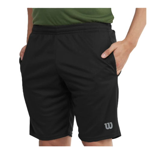 SHORT WILSON DOBLE PIQUÉ - NEGRO