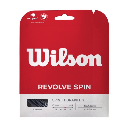 [WRZ958900] SET WILSON REVOLVE SPIN 17/1.25 NEGRO