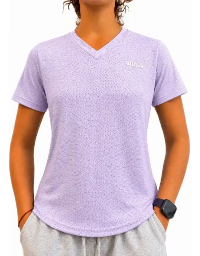 [25880 - L] REMERA WILSON DRY TECH - LILA