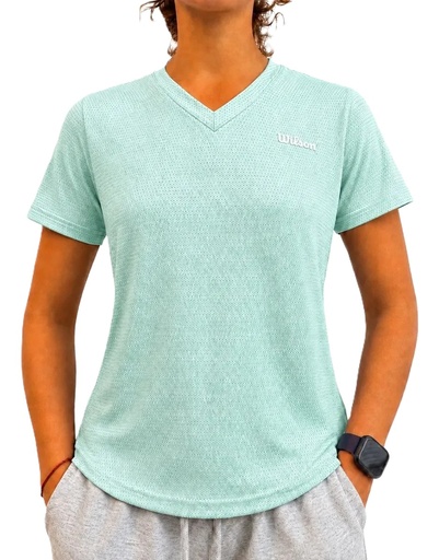 [28880 - AQ] REMERA WILSON DRY TECH - AQUA