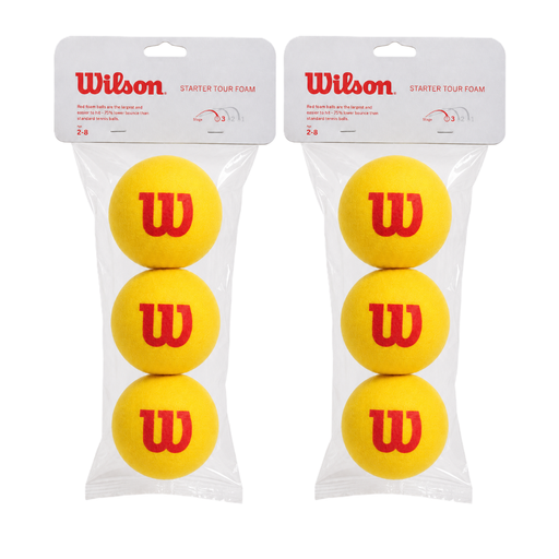 [WRZ258900 X2] PACK X2 TUBOS WILSON STARTER TOUR FOAM