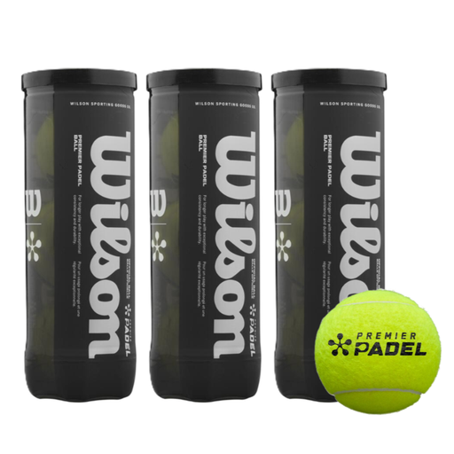 [WR8908401001 X3] PACK X3 TUBOS WILSON PADEL PREMIER